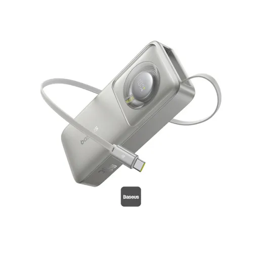 Baseus Free2Pull 30W 10000mAh Power Bank with Retractable USB-C Cable