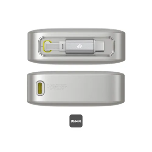 Baseus Free2Pull 30W 10000mAh Power Bank with Retractable USB-C Cable