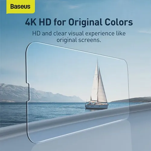 Baseus Full-Glass Film Super Porcelain Crystal Tempered Glass for iPhone 13 Pro Max