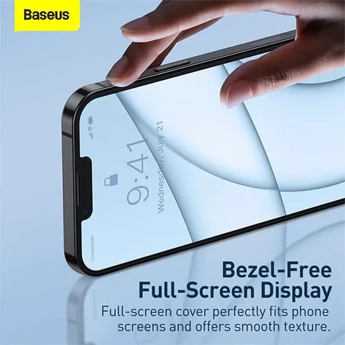 Baseus Full-Glass Super Porcelain Crystal Tempered Glass for iPhone 13