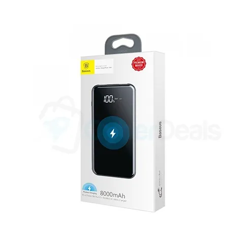 Baseus Full Screen Bracket 8000mAh Wireless Charging Power Bank