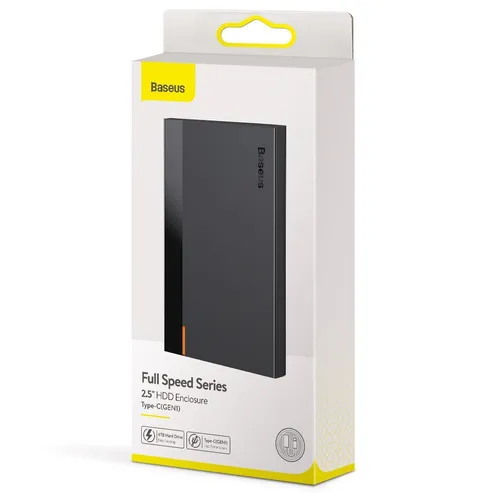 BASEUS Full Speed Series 2.5" HDD Enclosure (Type-C) Black CAYPH-B01 Gen 1