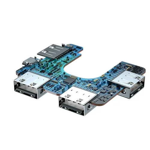 BASEUS Fully Folded Portable 4 In 1 USB Hub CAHUB-CW01