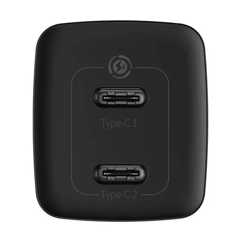 Baseus GaN2 Lite Quick Charger Dual Type-C Ports Wall Charger Travel Charger 65W [US Plug]
