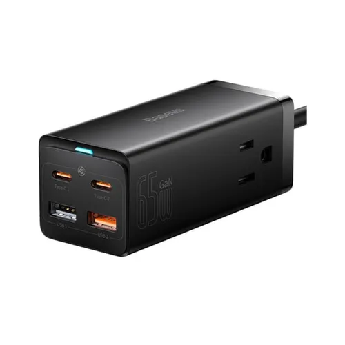 Baseus GaN3 Pro 2AC+2U+2C 65W US Desktop Powerstrip
