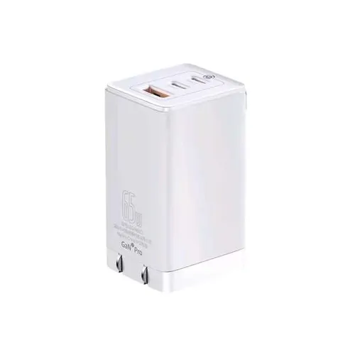 Baseus GaN3 Pro 65W 2C+U Fast Charger With Cable