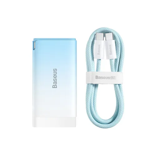 Baseus GaN3 Pro 65W 2C+U Fast Charger With Cable
