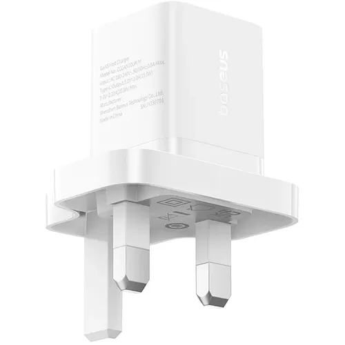 Baseus GaN5 1C 30W UK Mini Fast Charger 