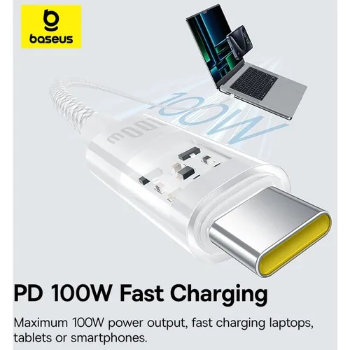 Baseus Gem 100W Type-C to Type-C Fast-Charging 1M Data Cable