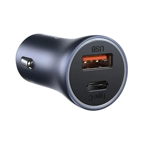 Baseus Golden Contactor Pro 40W Dual Port Quick Car Charger with Type-C Cable