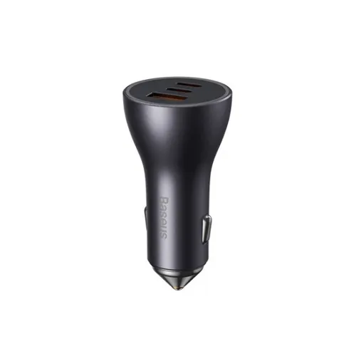 Baseus Golden Contactor Pro 65W USB + Type-C + Type-C Triple Fast Charger Car Charger