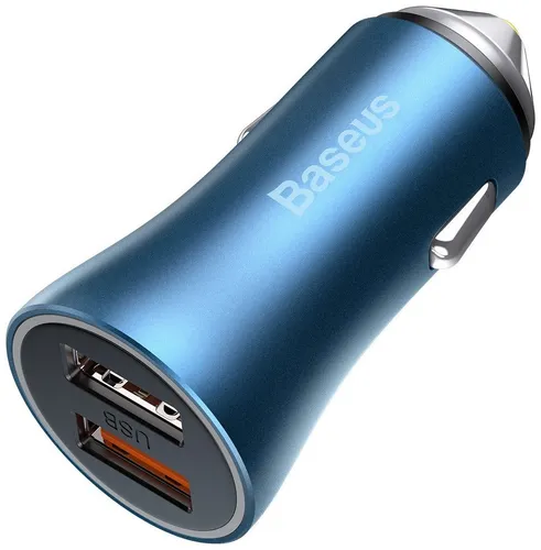 BASEUS Golden Contactor Pro Dual Quick Charger Car Charge U+U 40W CCJD-A03