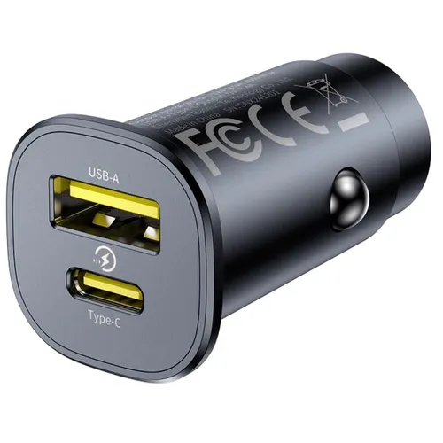 Baseus GoTrip DP1 30W Type-C+U 12V&amp;24V Car Charger