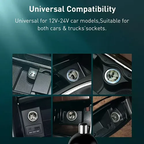 Baseus Grain Pro Dual USB Port 4.8A Car Charger