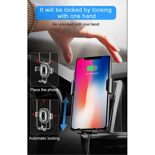 Baseus Gravity Car Mount Wireless Car Charger