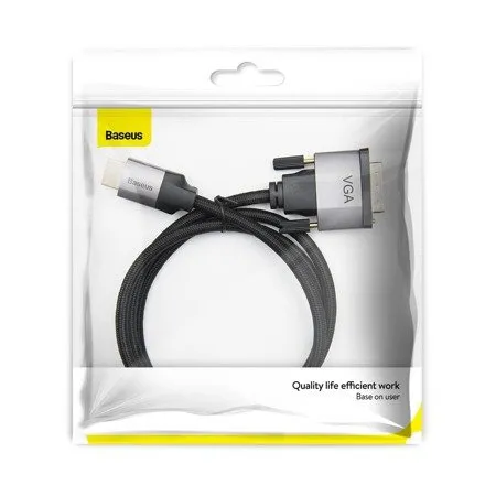 BASEUS HDMI Male To VGA Male Adapter Cable CAKSX-K0G (2M)