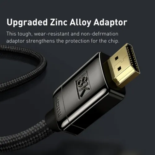 Baseus High Definition Series 8K Zinc Alloy HDMI Cable