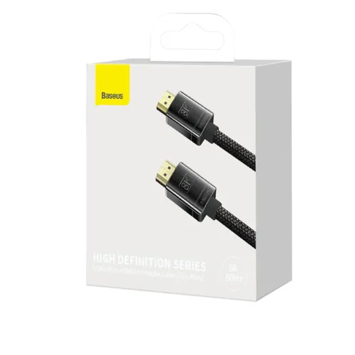 Baseus High Definition Series HDMI 8K to HDMI 8K Adapter Cable 1m – Black (WKGQ000001)