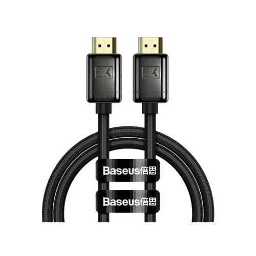Baseus High Definition Series HDMI 8K to HDMI 8K Adapter Cable 1m - Black (WKGQ000001)
