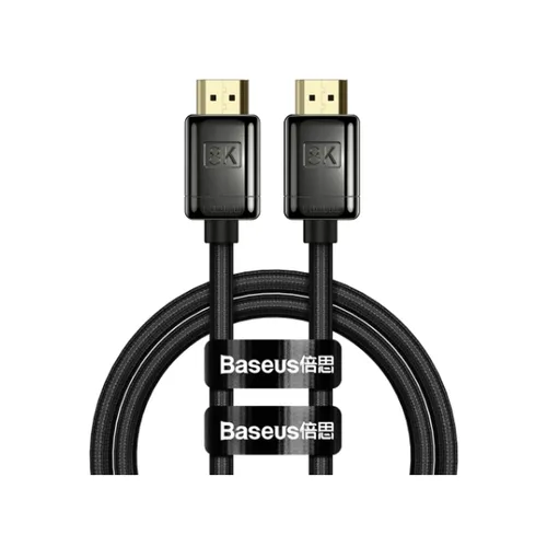 Baseus High Definition Series HDMI 8K to HDMI 8K Adapter Cable 1m – Black (WKGQ000001)