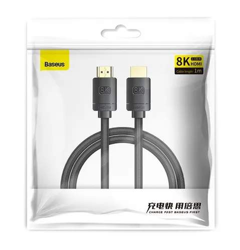 BASEUS High Definition Series HDMI 8K To HDMI 8K Adapter Cable CAKGQ-J01 (1M)