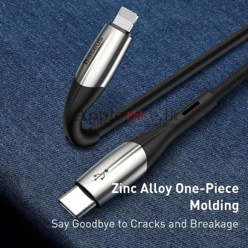 Baseus Horizontal Lightning to USB-C PD Cable 2 Meters