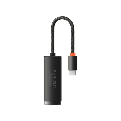 Baseus Hub Lite Series Ethernet Adapter Type-C to RJ45 LAN Port 100Mbps Black WKQX000201
