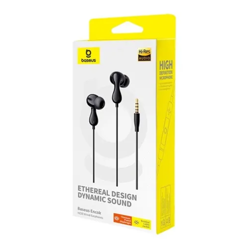 Baseus HZ20 3.5mm Wired Earphone Black A00171500113-00