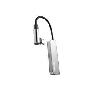 Baseus L53 2 in 1 USB Type C to 3.5MM Female Adapter