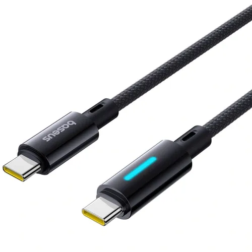 Baseus Lit Button-Control 100W Type-C to Type-C Fast Charging 1M Data Cable