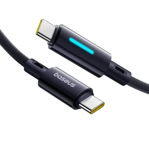 Baseus Lit Button-Control 100W Type-C to Type-C Fast Charging 1M Data Cable