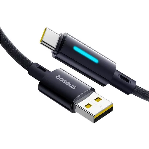 Baseus Lit Button-Control 100W USB to Type-C Fast Charging 1M Data Cable