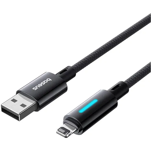 Baseus Lit Button-Control USB to Lightning 2.4A Fast Charging 1M Data Cable
