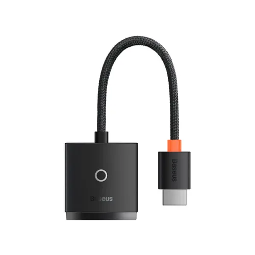 Baseus Lite Series HDMI to VGA Adapter with 3.5mm Audio And Micro USB Power – WKQX010101