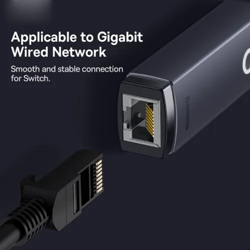 Baseus Lite Series RJ45 LAN Port Ethernet USB Adapter
