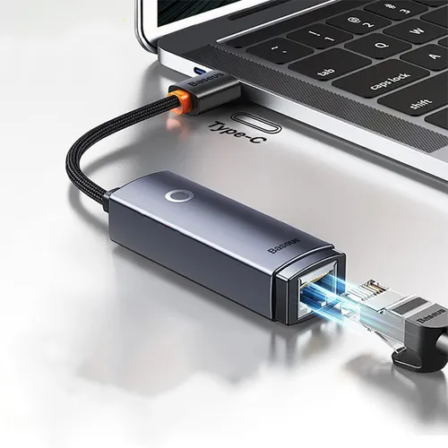 Baseus Lite Series Type-C to RJ45 LAN Port Ethernet Adapter