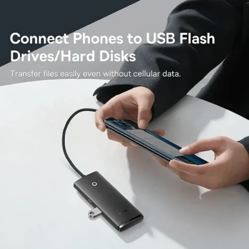 Baseus Lite Series USB 3.0 x 4 Port Type-C Hub Adapter