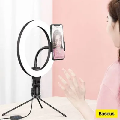 Baseus Live Stream 10-inch Ring Light with Holder-table Stand