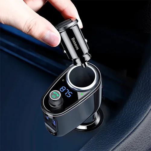 Baseus Locomotive FM Transmitter Bluetooth MP3 Car Charger