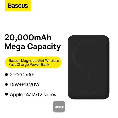 Baseus Magnetic Mini 20000mAh 20W Wireless Fast Charge Power Bank