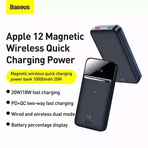 Baseus Magnetic Wireless 20W Quick Charging 10000mAh Power Bank