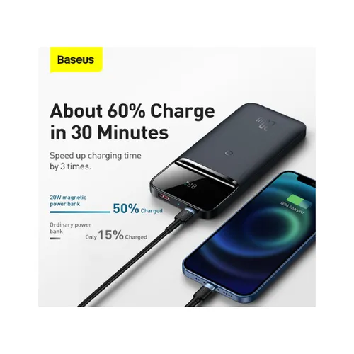 Baseus Magnetic Wireless Quick Power Bank 10000mAh 20W PPCXW10
