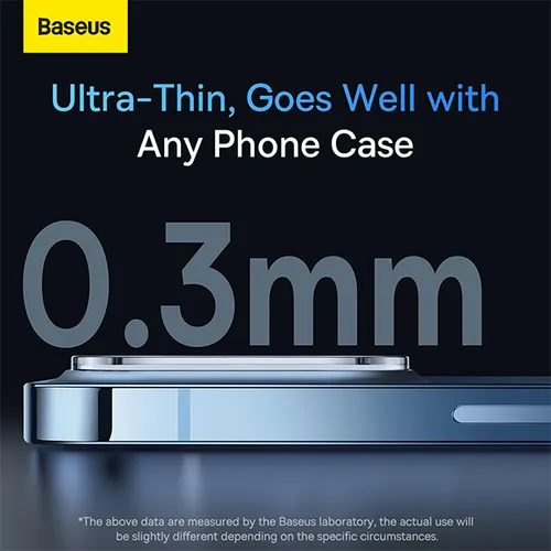 Baseus Max Full-coverage 0.3mm Transparent Camera Lens Film for iPhone 14