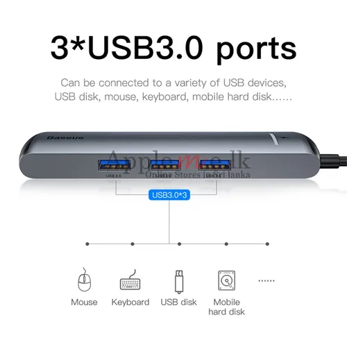 Baseus Mechanical Eye 6-in-1 Smart HUB Docking Station