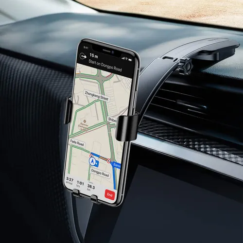 BASEUS Metal Age Gravity Car Mount (Connecting Rod Type) Black SUYL-F01