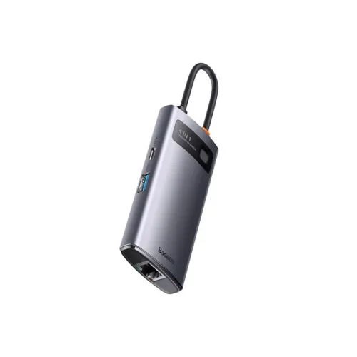 Baseus Metal Gleam 4in1 Type C To USB 3.0*3+ RJ45*1 LAN Adapter