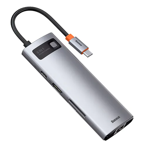 Baseus Metal Gleam 8 in 1 Multifunctional Type-C HUB
