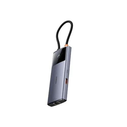 Baseus Metal Gleam Series 2 6-in-1 1*HDMI4K@60Hz+1*USB-C(10Gbps)+2*USB-A(10Gbps)+1*RJ45+1*USB-C(PD) USB-C Hub Adapter