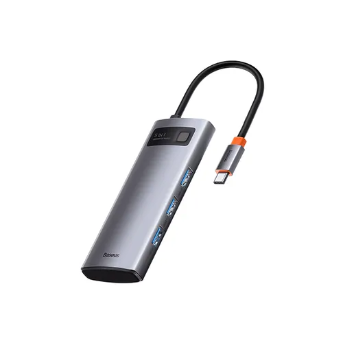 Baseus Metal Gleam Series 5-in-1 Multifunctional Type-C Hub Adapter