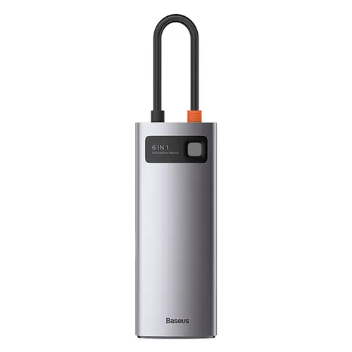 Baseus Metal Gleam Series 6-in-1 Multifunctional Type-C Hub Adapter